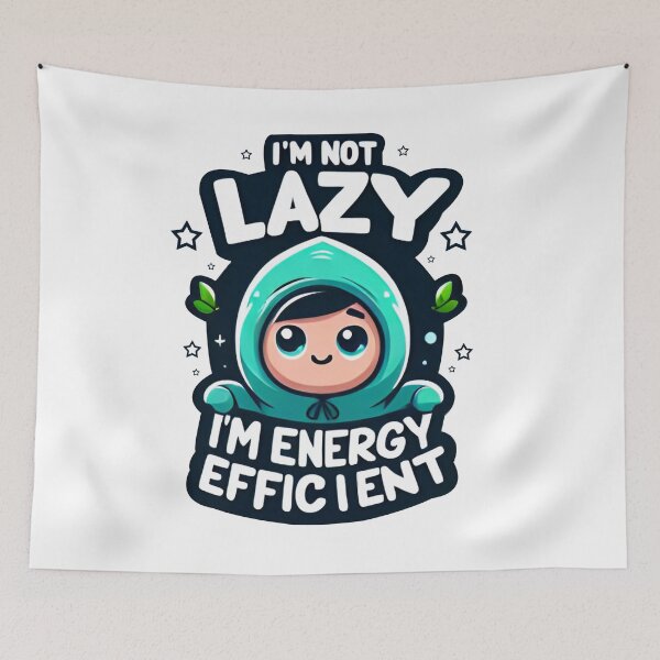 Item preview, I'm not lazy  designed and sold by Dazzle-Sizzle.