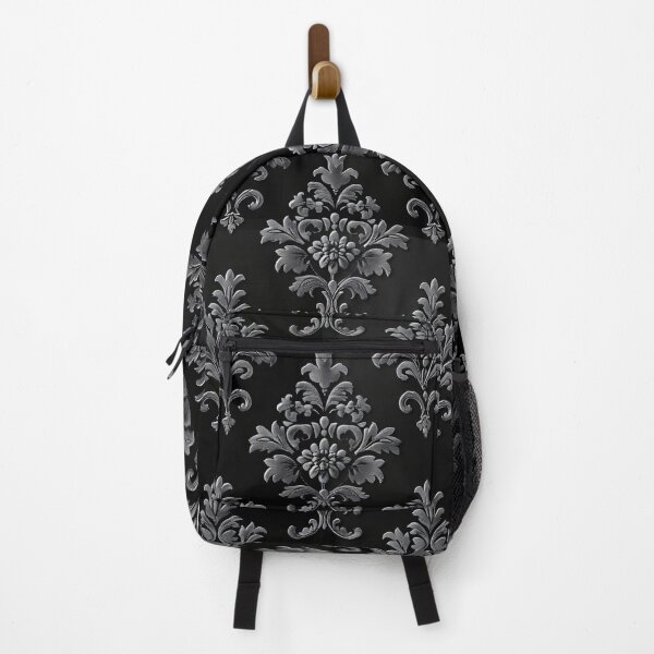 Item preview, Elegant Noir - Classic Jacquard Gothic Pattern designed and sold by Sir Meow Meow.