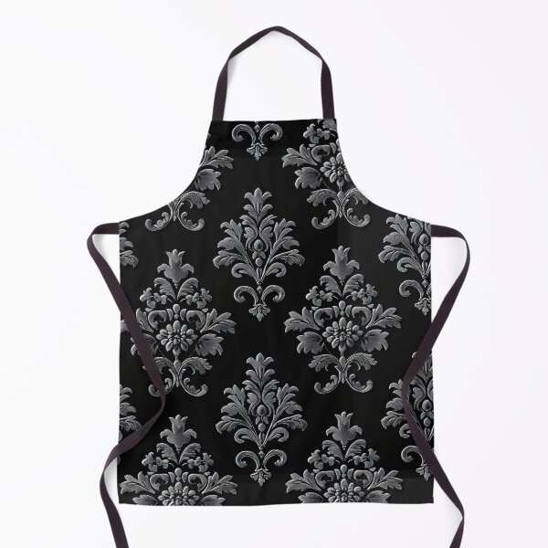 Item preview, Elegant Noir - Classic Jacquard Gothic Pattern designed and sold by Sir Meow Meow.