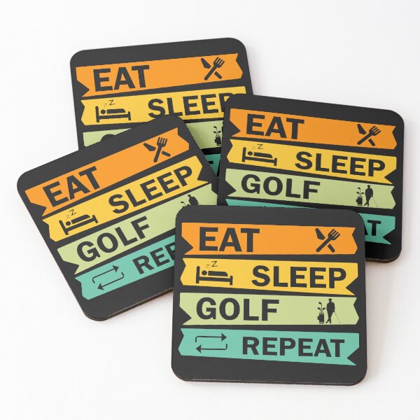 Item preview, Eat Sleep Golf Repeat. Golfer Gift. Funny Golf Quote designed and sold by DesignHouse07.