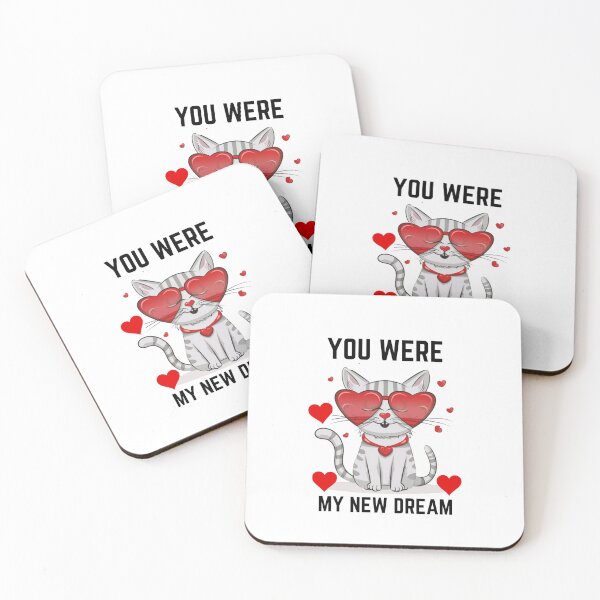 Item preview,  You Were My New Dream Cute Cat Romantic designed and sold by Empiredesigner3.