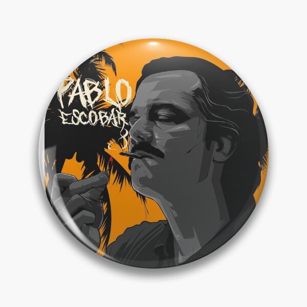 Item preview, Ilustración gráfica de pablo escobar designed and sold by Ilyaslah.