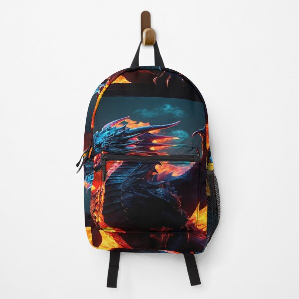 Item preview, Flaming Glowing Dragon glowing eyes and mouth designed and sold by leen12 Art Designs Prints.