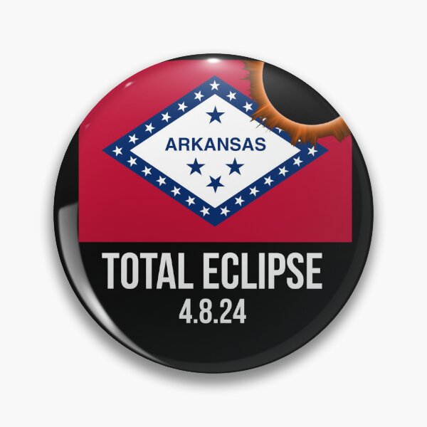 Artikelvorschau, Arkansas Total Eclipse April 8 2024 entworfen und verkauft von TNDesignStudio.