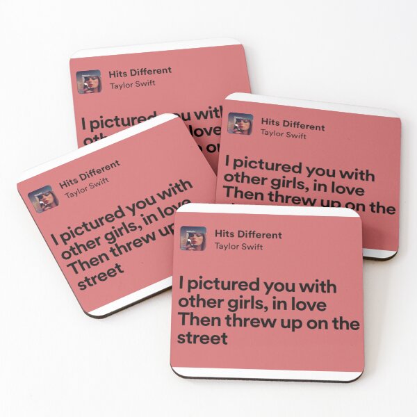 Item preview, taylor swift hits different lyrics designed and sold by surehan.