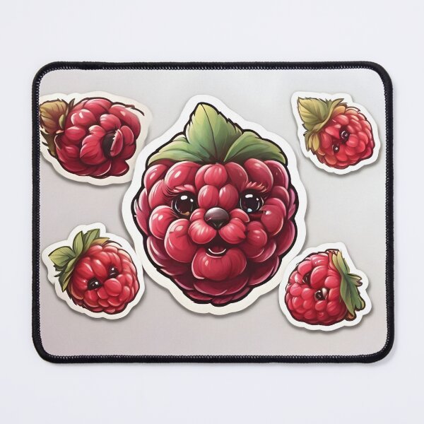 Item preview,  kawaii raspberries  designed and sold by krishnajit22.