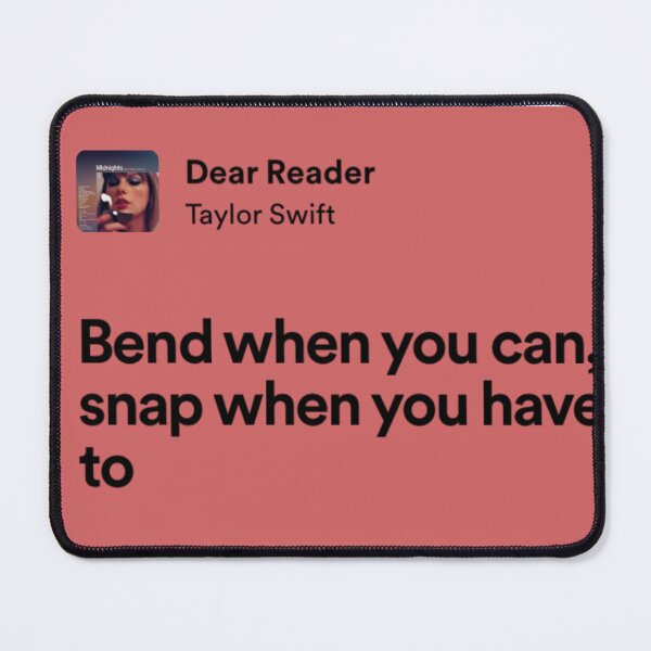 Item preview, taylor swift dear reader lyrics designed and sold by surehan.