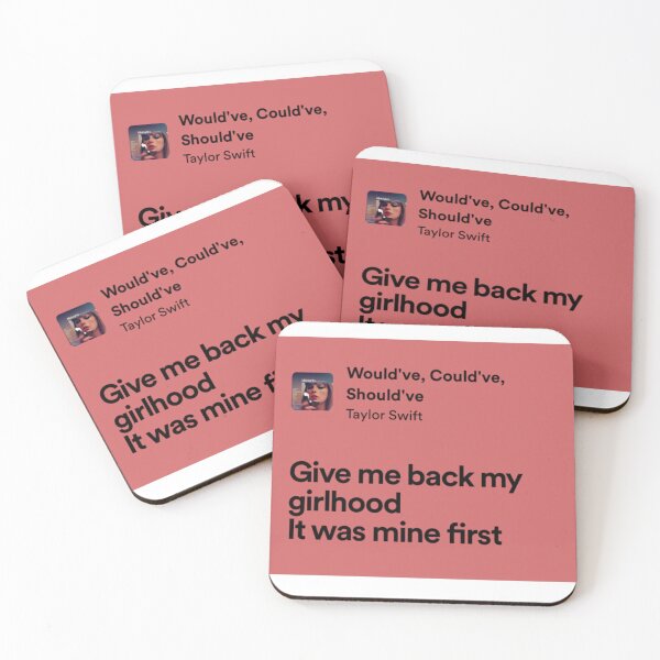 Item preview, taylor swift would’ve, could’ve, should’ve lyrics designed and sold by surehan.
