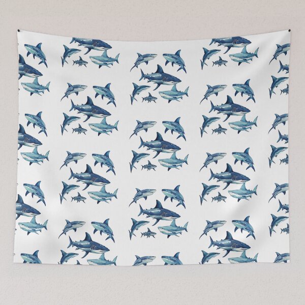 Item preview, SHARKS ,SHAARKS ,SHAAARKS ! designed and sold by NebulaWhimsy.