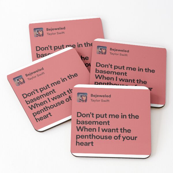Item preview, Letras de Taylor Swift Bejeweled designed and sold by surehan.