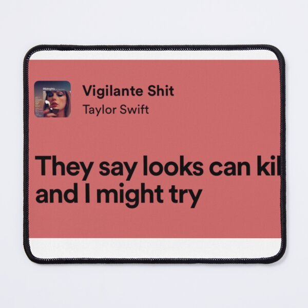 Item preview, taylor swift vigilante shit lyrics designed and sold by surehan.