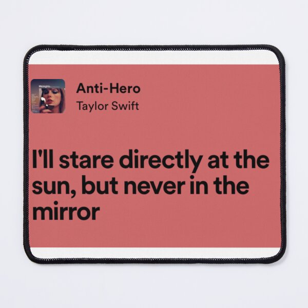 Item preview, taylor swift anti hero lyrics designed and sold by surehan.