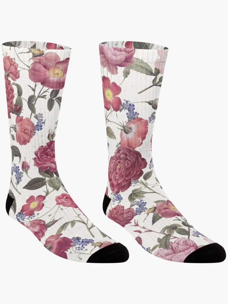 Thumbnail 3 of 5, Socks, Red Roses designed and sold by Yelloart.