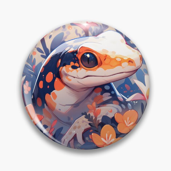 Item preview, Orange lizard portraits  designed and sold by HydraDreams.