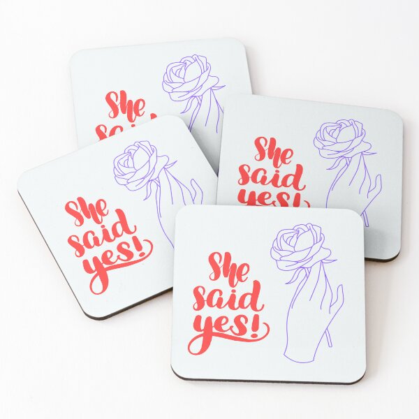 Item preview, She Said Yes: A Rose Chalk Art Celebration designed and sold by EyeArt Studio.