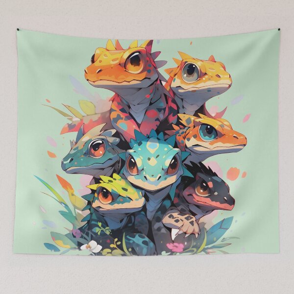 Item preview, Dragon lizards - collectables designed and sold by HydraDreams.