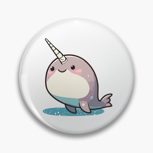 Item preview, Naya the Cute Narwhal designed and sold by Heavy-Umbrella.