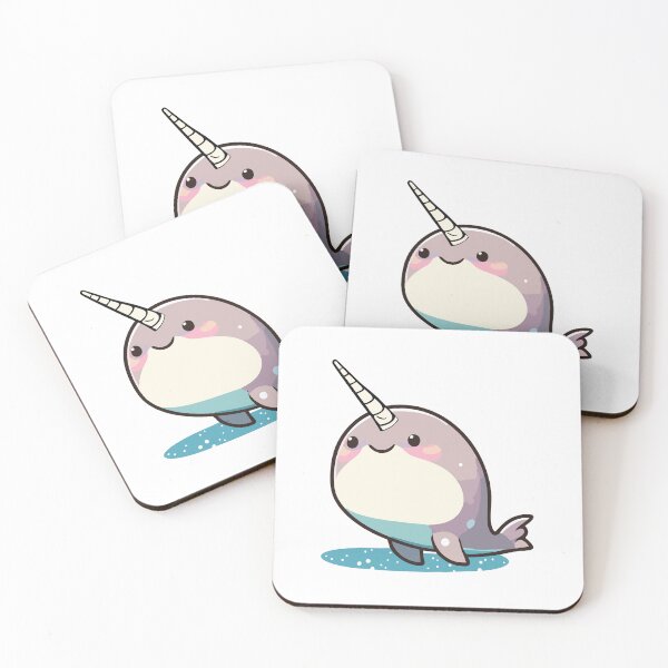 Item preview, Naya the Cute Narwhal designed and sold by Heavy-Umbrella.