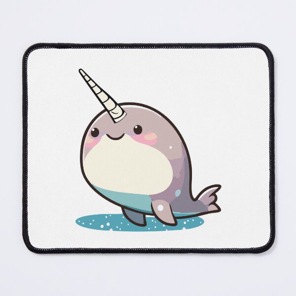 Item preview, Naya the Cute Narwhal designed and sold by Heavy-Umbrella.