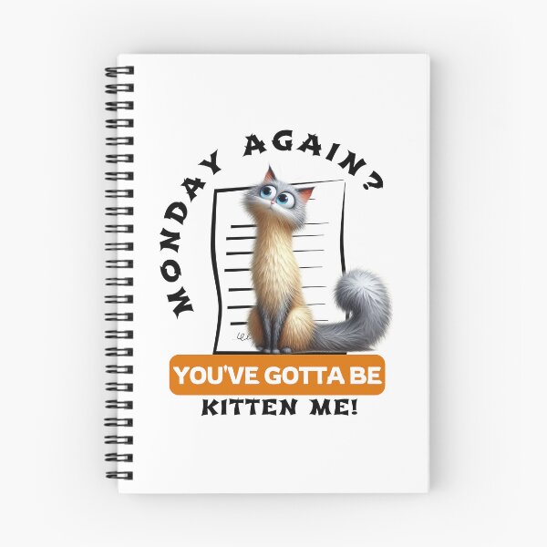 Item preview, Monday Again? You've Gotta be Kitten Me! designed and sold by Hungry-Murphy.