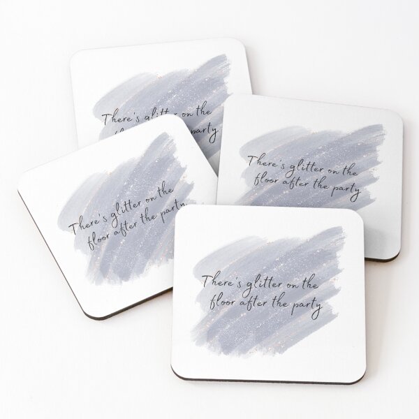 Item preview, New Years Day Lyrics - Glitter (Grey) designed and sold by Samantha Kelly.