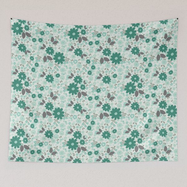 Item preview, Delicate Mint Floral Seamless Pattern designed and sold by Sharon Schwalbe.