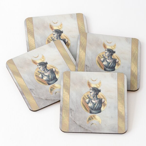 Item preview, Artemis Moon Goddess Marble Gold designed and sold by I-Am-Daley.