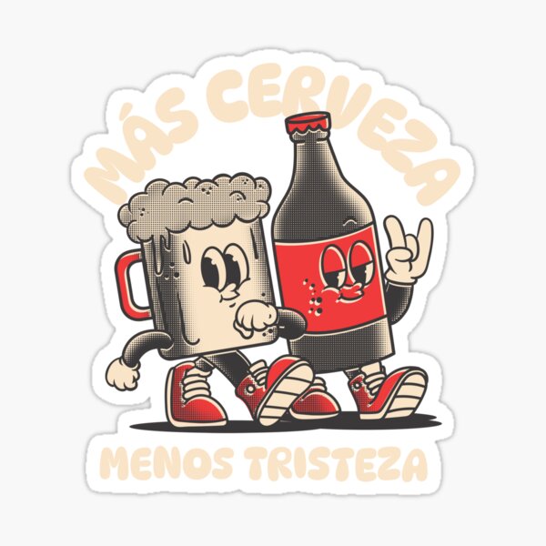 Item preview, Mas Cerveza Menos Tristeza designed and sold by Mariana Piana.