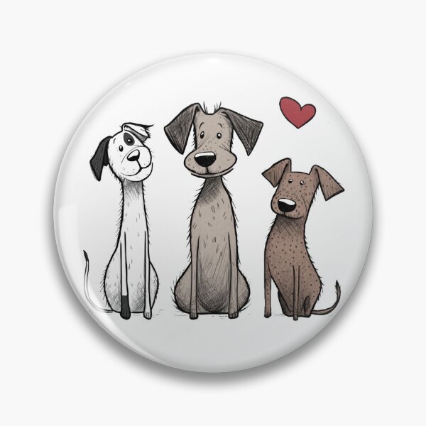 Item preview, Three Little Dogs designed and sold by rmcbuckeye.