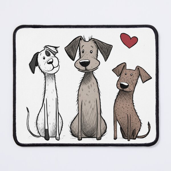 Item preview, Three Little Dogs designed and sold by rmcbuckeye.