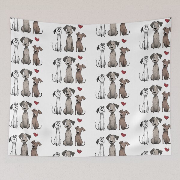 Item preview, Three Little Dogs designed and sold by rmcbuckeye.