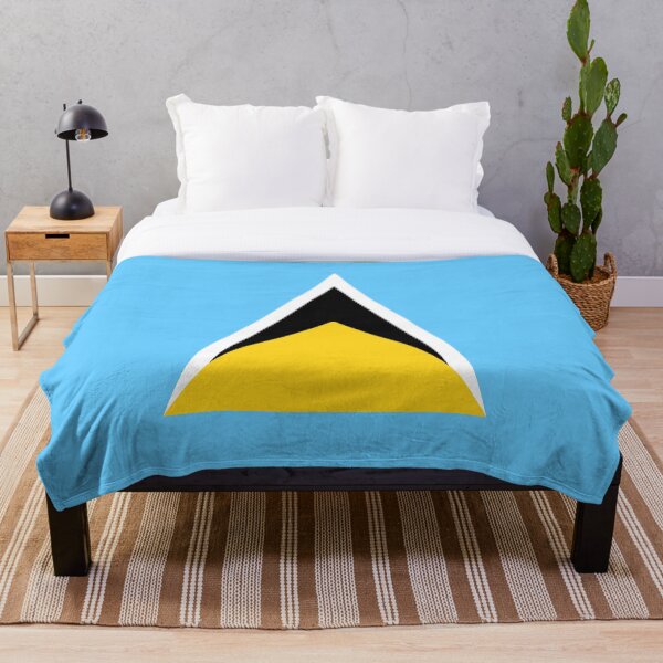 Item preview, Saint Lucia Flag designed and sold by FlagsandSymbols.