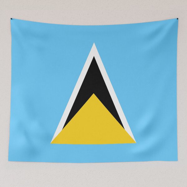Item preview, Saint Lucia Flag designed and sold by FlagsandSymbols.