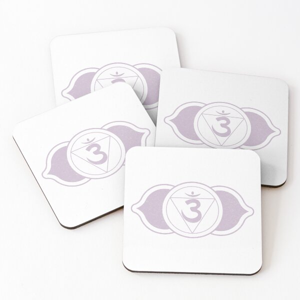 Item preview, Third Eye Chakra Mandala - Snow + Dust designed and sold by Irene Estelle.