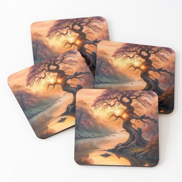 Item preview, Dawn on the Riverbank designed and sold by Kallak-AI-Art.