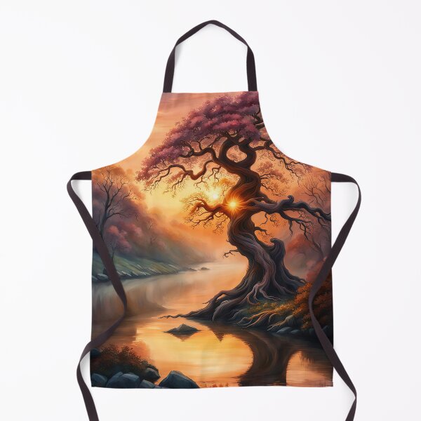 Item preview, Dawn on the Riverbank designed and sold by Kallak-AI-Art.