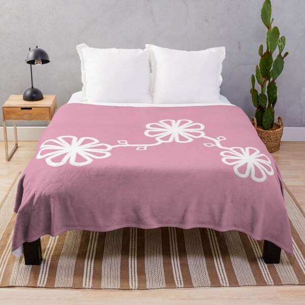 Item preview, Flower Design Chalk Texture Pink Background designed and sold by CarlaBaremb.
