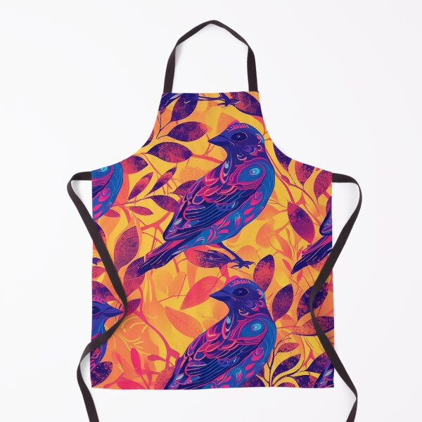 Item preview, Tiled Psychedelic Bird Pattern designed and sold by dcrc.