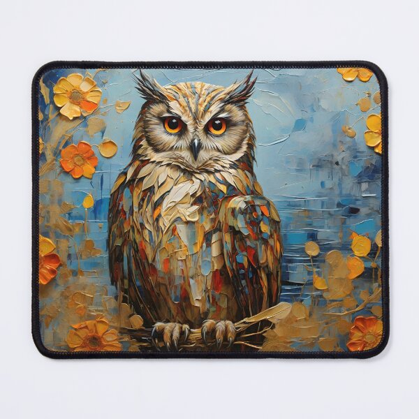 Item preview, Owl and flowers designed and sold by enhan.
