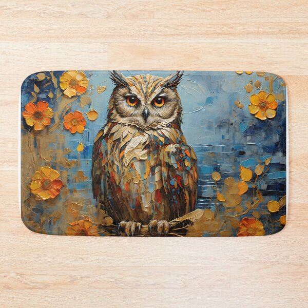 Item preview, Owl and flowers designed and sold by enhan.