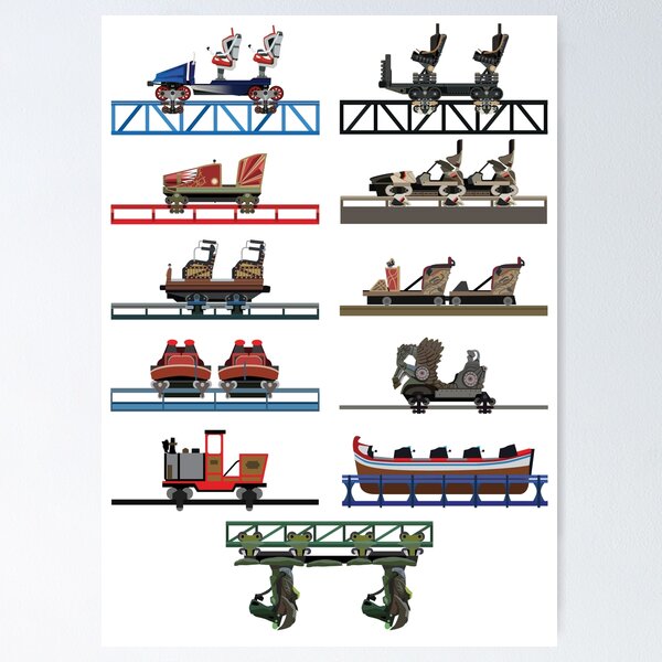 Artikel-Vorschau von Europa Park Coaster Cars Design 2024 – Jetzt mit Voltron!, designt und verkauft von CoasterMerch.