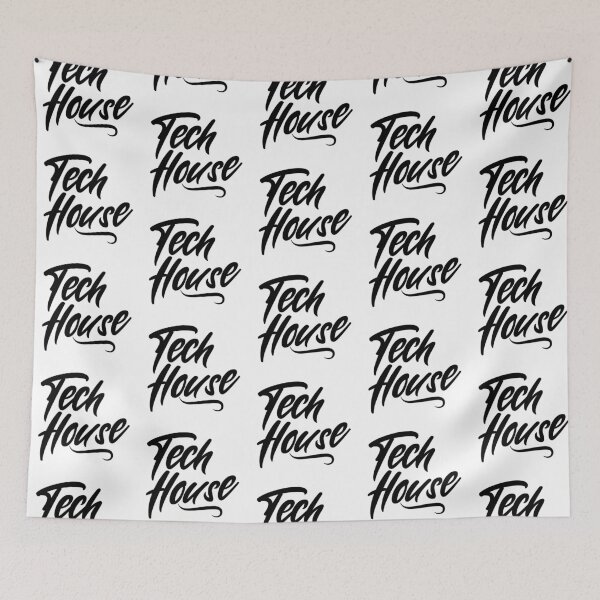 Item preview, TECH HOUSE - Signature  (Black)  designed and sold by Discothreadz.