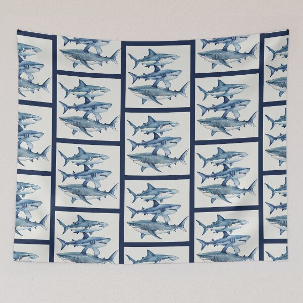 Item preview, SHARKS ,SHAARKS ,SHAAARKS ! designed and sold by NebulaWhimsy.