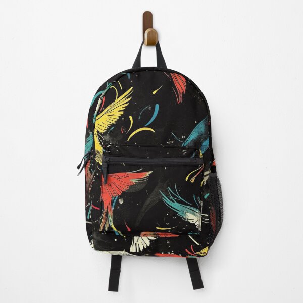 Item preview, Tiled Paint Splatter Bird Pattern designed and sold by dcrc.