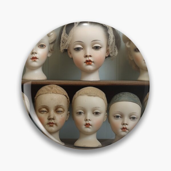 Item preview, Victorian Doll Head Display designed and sold by Shelly Little.
