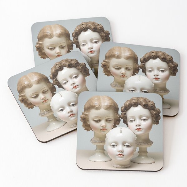 Item preview, Trio of Lovely Antique Victorian Doll Heads designed and sold by Shelly Little.