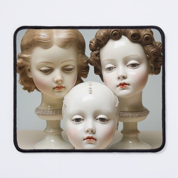 Item preview, Trio of Lovely Antique Victorian Doll Heads designed and sold by Shelly Little.