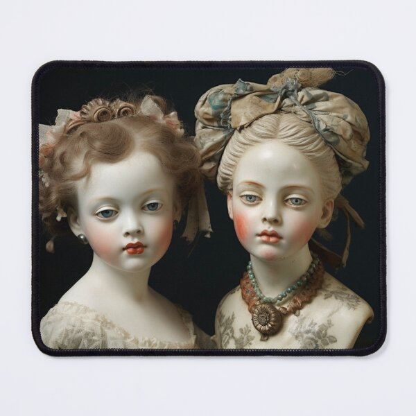 Item preview, Lovely pair of antique Victorian Doll Heads designed and sold by Shelly Little.