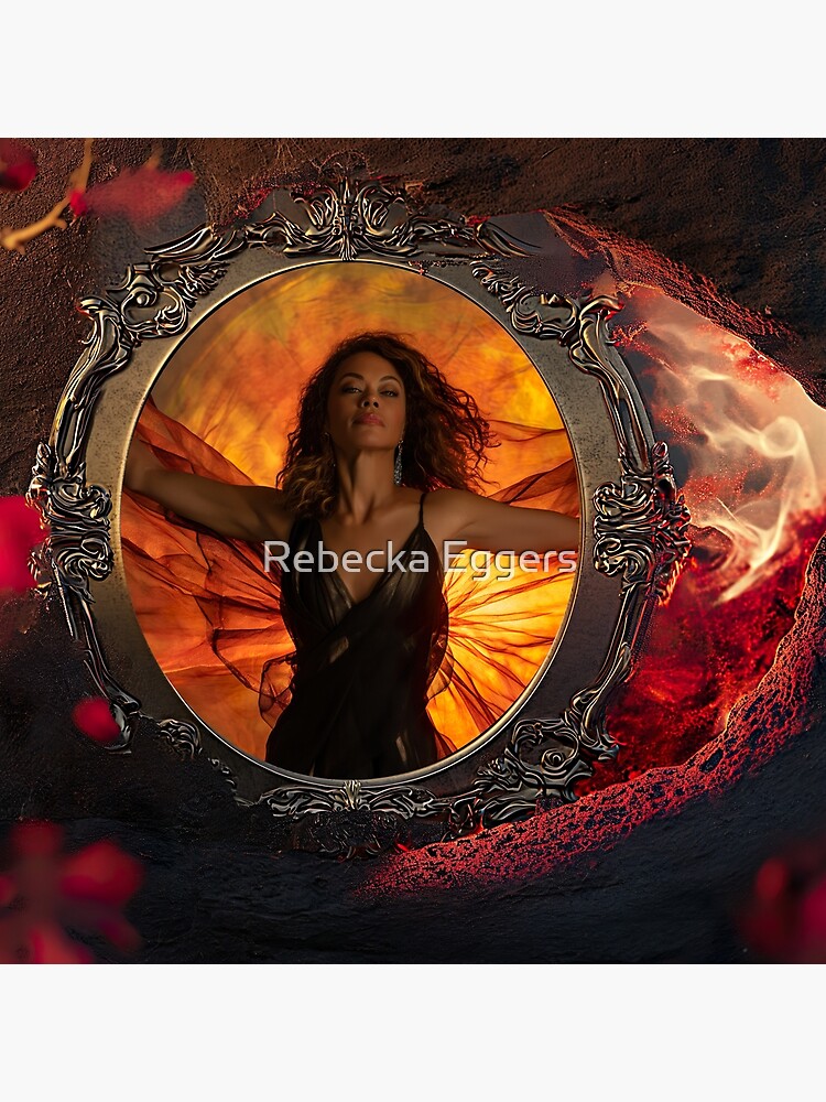 Thumbnail 2 of 2, Tote Bag, Flame Lily: A Love Letter to the Scarlet Women Whose Spirits Refuse to Break (2024 Anniversary Edition) designed and sold by rebecka.