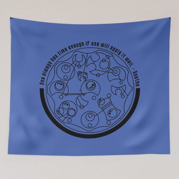Item preview, One Always Has Time Enough  - Circular Gallifreyan designed and sold by TimeLady's Closet.